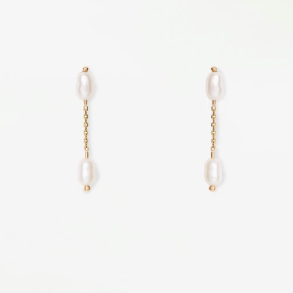 Wwake Single Pearl Shower Earring